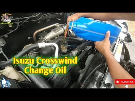 isuzu crosswind engine oil capacity|How many liters Transmission oil and Gear oil for Crosswind XTO.